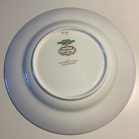 Rare Tiffany & Co. Lionel Edwards Porcelain Plates - Picture 9 of 12